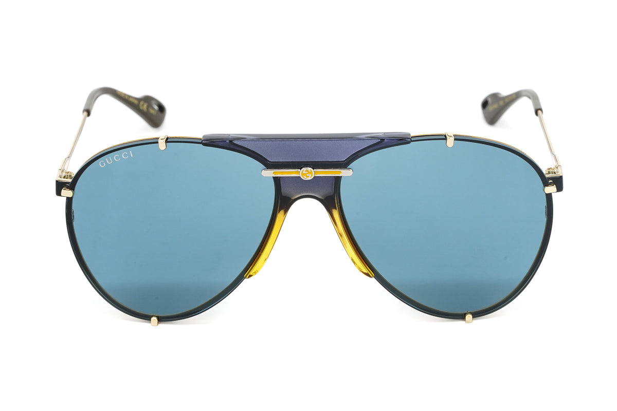 Gucci flat top pilot cheap sunglasses