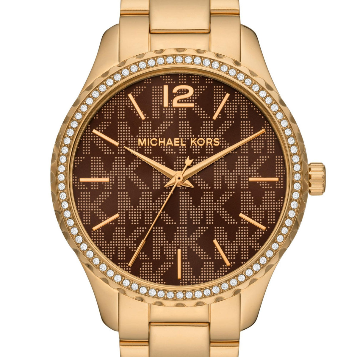 Michael Kors Ladies Watch Layton 38mm Brown Gold MK7296