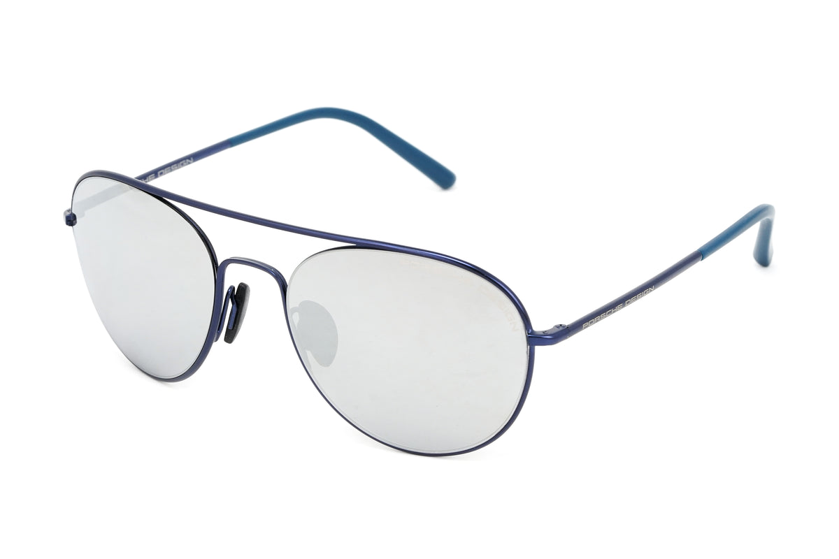 PORSCHE DESIGN P8606 - Grey Blue Aviator hot Sunglasses