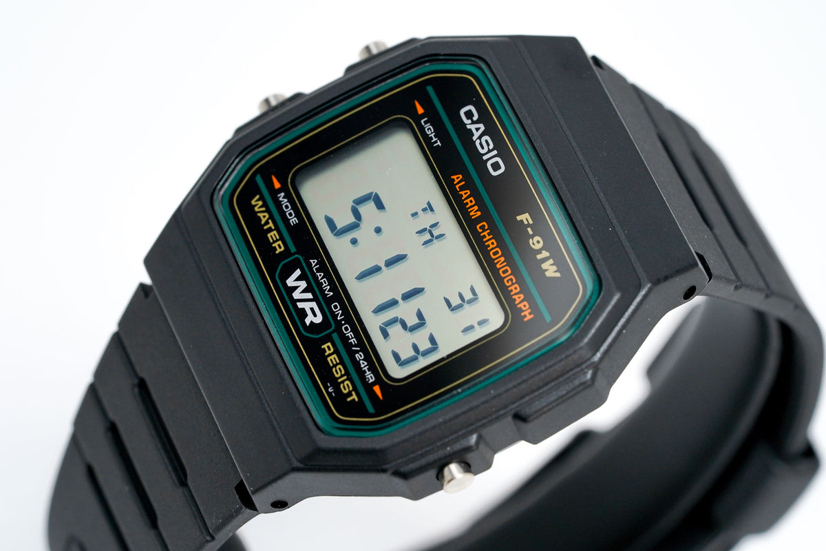 Casio deals f91w black