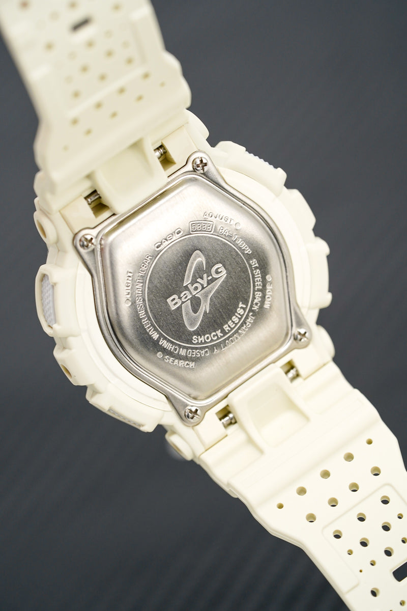 Baby g shock watch 2025 white