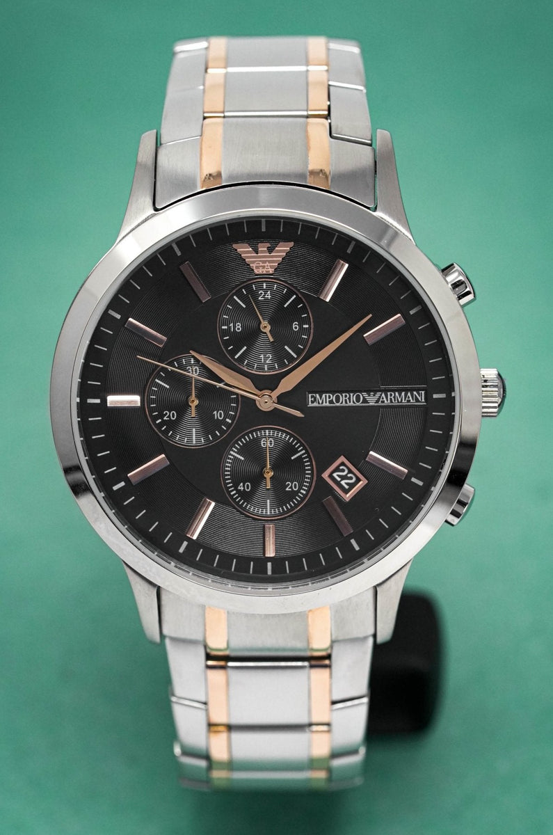 Emporio armani chronograph store bracelet watch