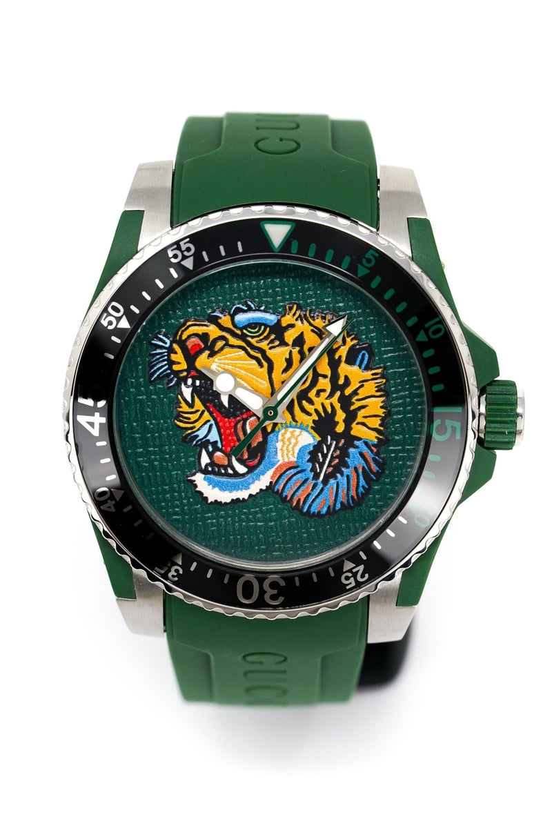 Gucci dive tiger on sale watch