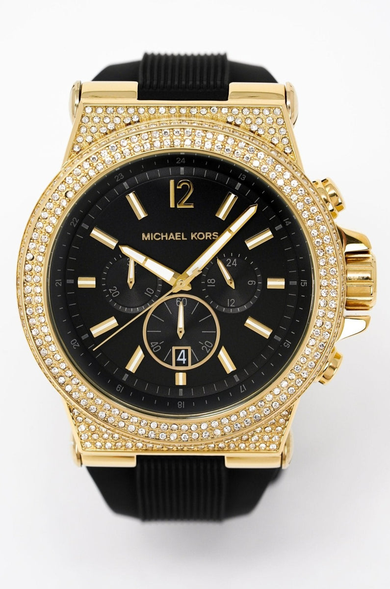 Michael Kors Ladies Chronograph Watch Dylan Crystallised