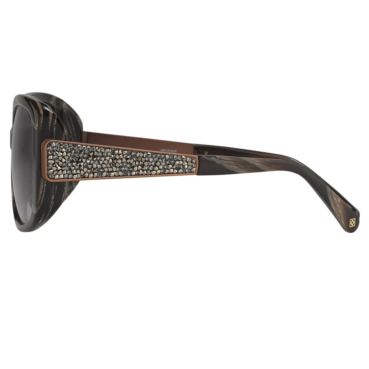 Oscar De La Renta Sunglasses Oversized Horn and Grey