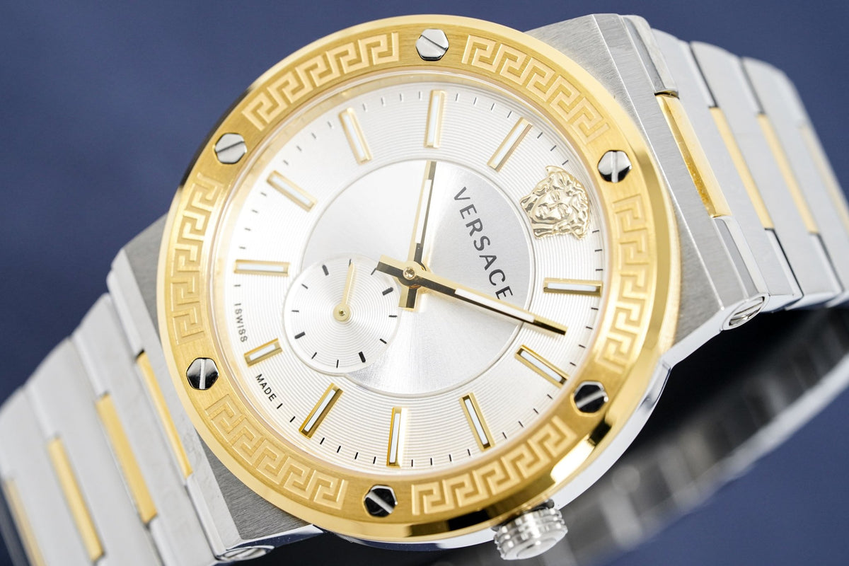 Versace Watch Greca Logo Small Seconds Gold VEVI00520 – Watches & Crystals