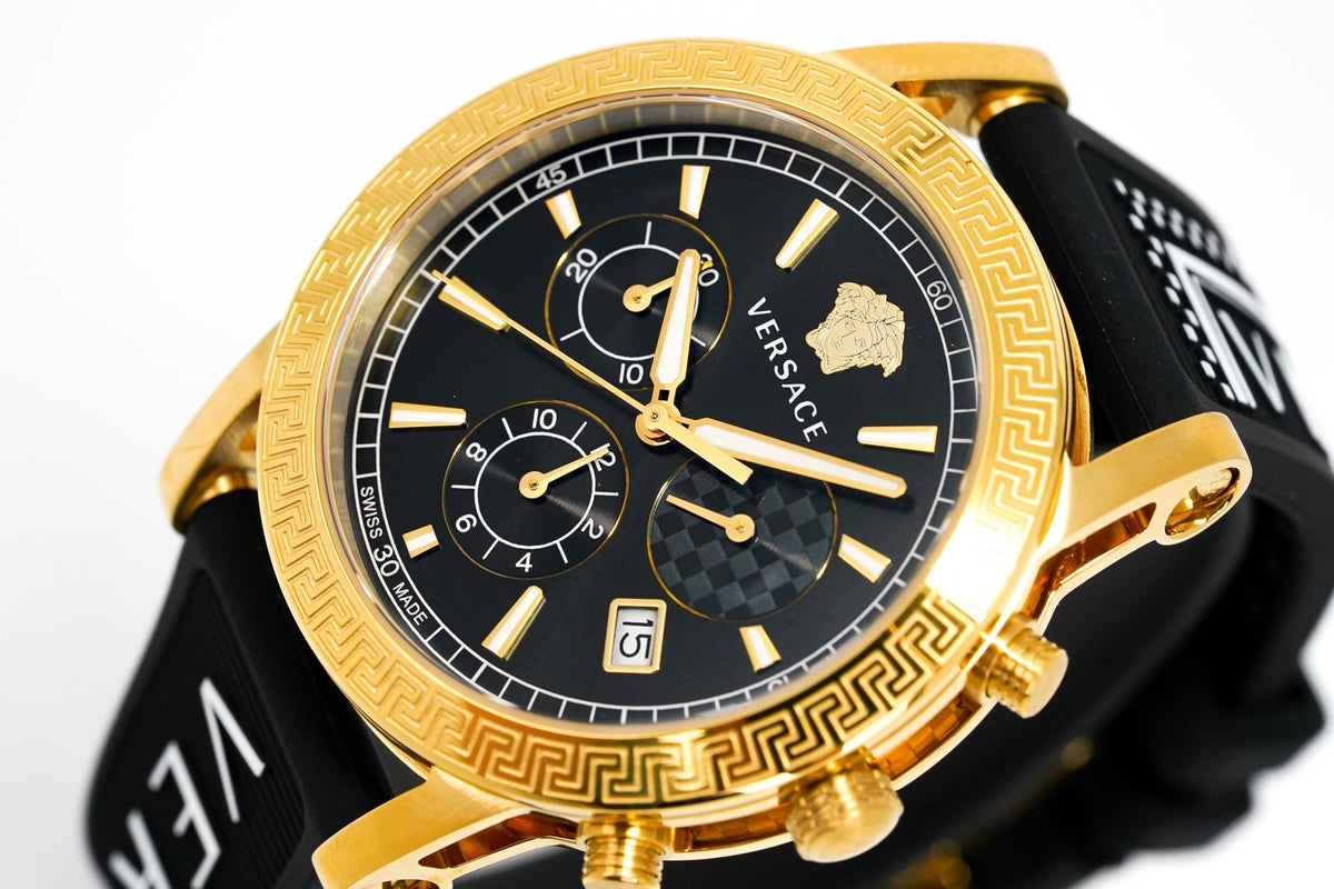 Versace Sports Tech Chronograph Gold Black VELT00119