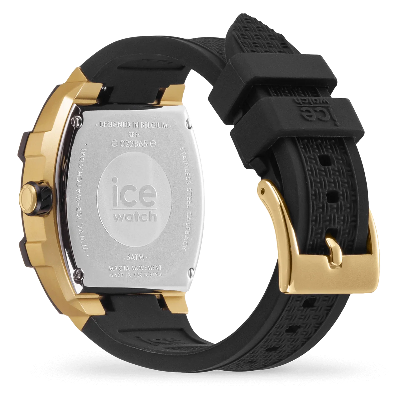 ICE Boliday Ladies Black Gold Watch 022865