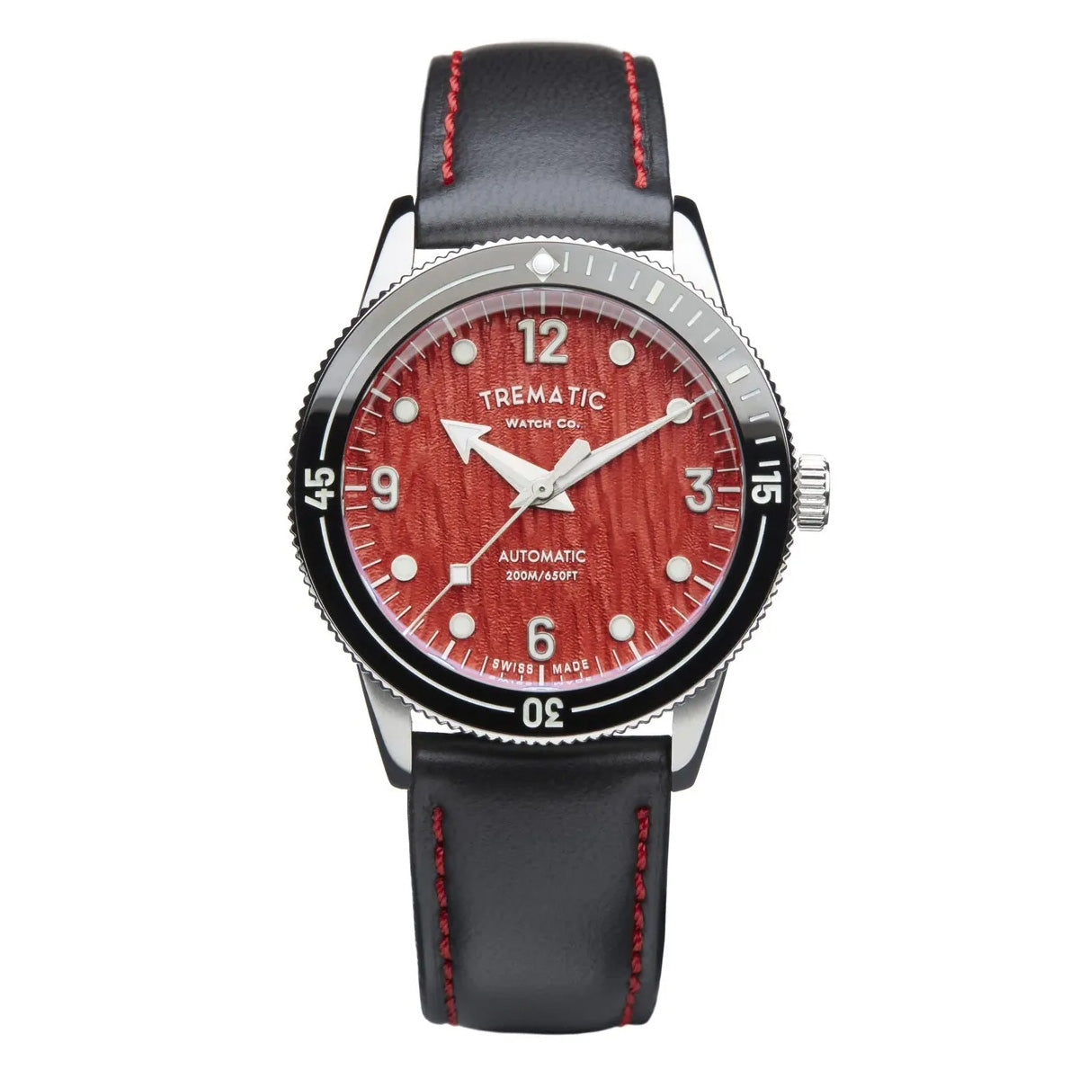 Fossil Black Alabama Crimson Tide Personalized Minimalist Slim Light Brown  Leather Watch