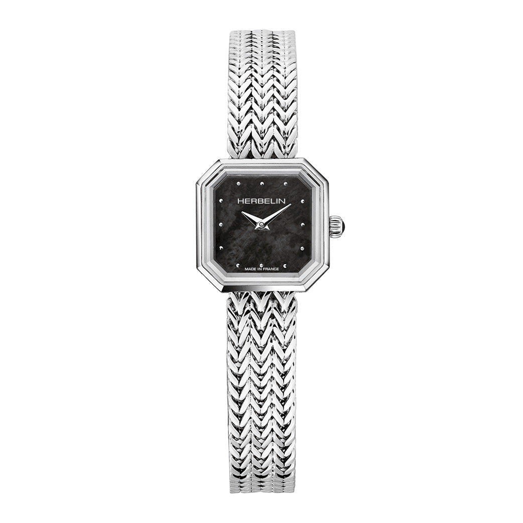 Herbelin Octogone  Ladies Silver Watch