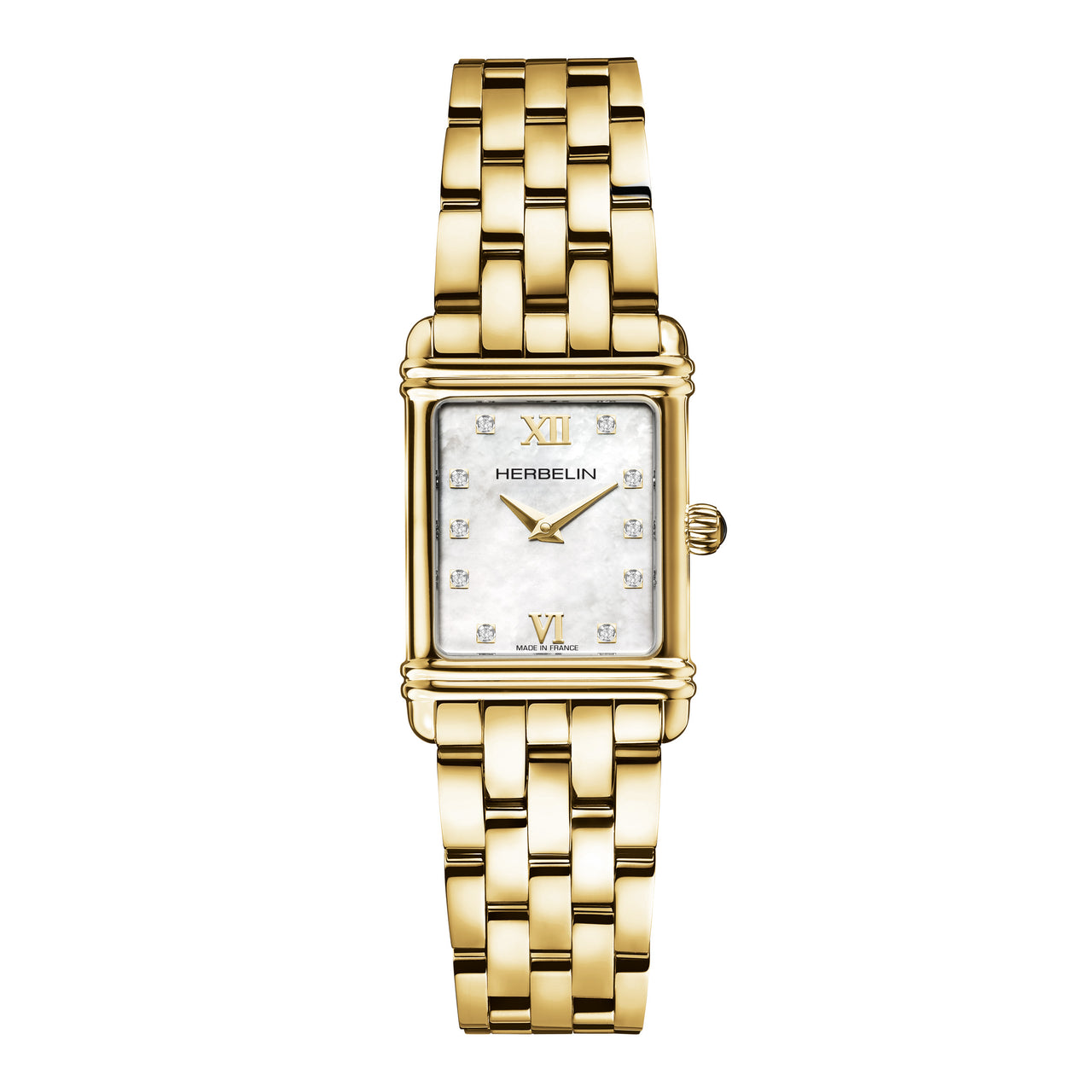 Herbelin Art Deco Ladies Gold Watch