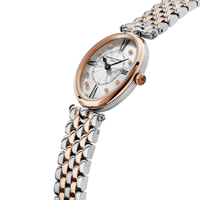 Thumbnail for Frederique Constant Ladies Watch Art Deco Oval Steel Rose Gold FC-200RMPW2V2B