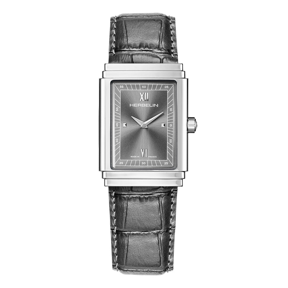 Herbelin Art Déco 1925 Men's Anthracite Watch 17567AP04GR