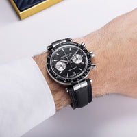 Thumbnail for Herbelin Newport Héritage Bicomax Men's Black Watch 256ACN24