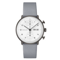 Thumbnail for Junghans Max Bill Chronoscope Men's Grey Watch 27/4008.02