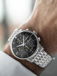 Thumbnail for Junghans Meister Chronoscope Men's Black Watch