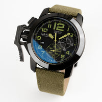 Thumbnail for Graham Chronofighter Oversize Green Black Watch 2CCAU.G01A.T15N