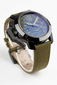 Thumbnail for Graham Chronofighter Oversize Green Black Watch 2CCAU.G01A.T15N