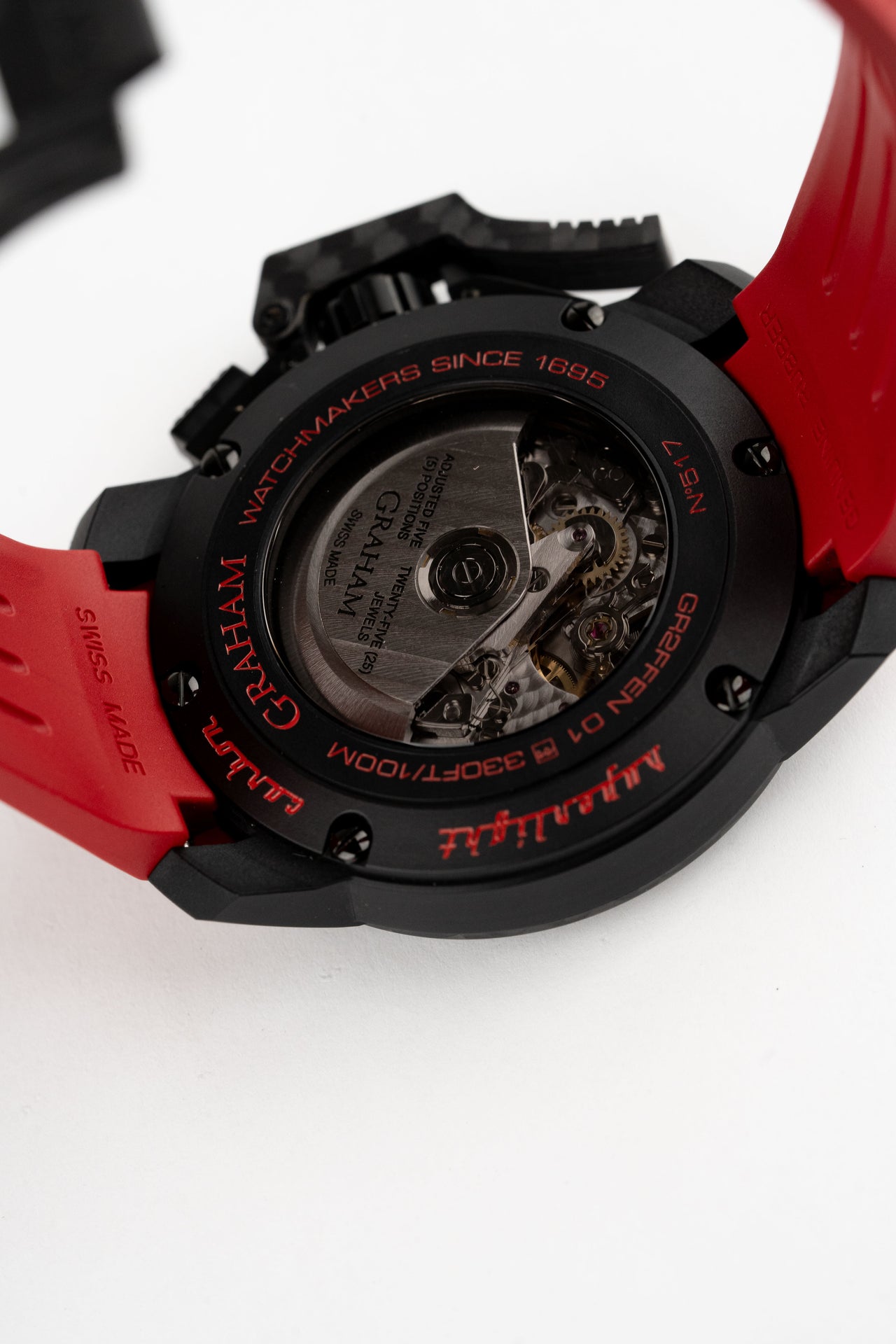 Graham Chronofighter Superlight Red Black Watch 2CCBK.B11A