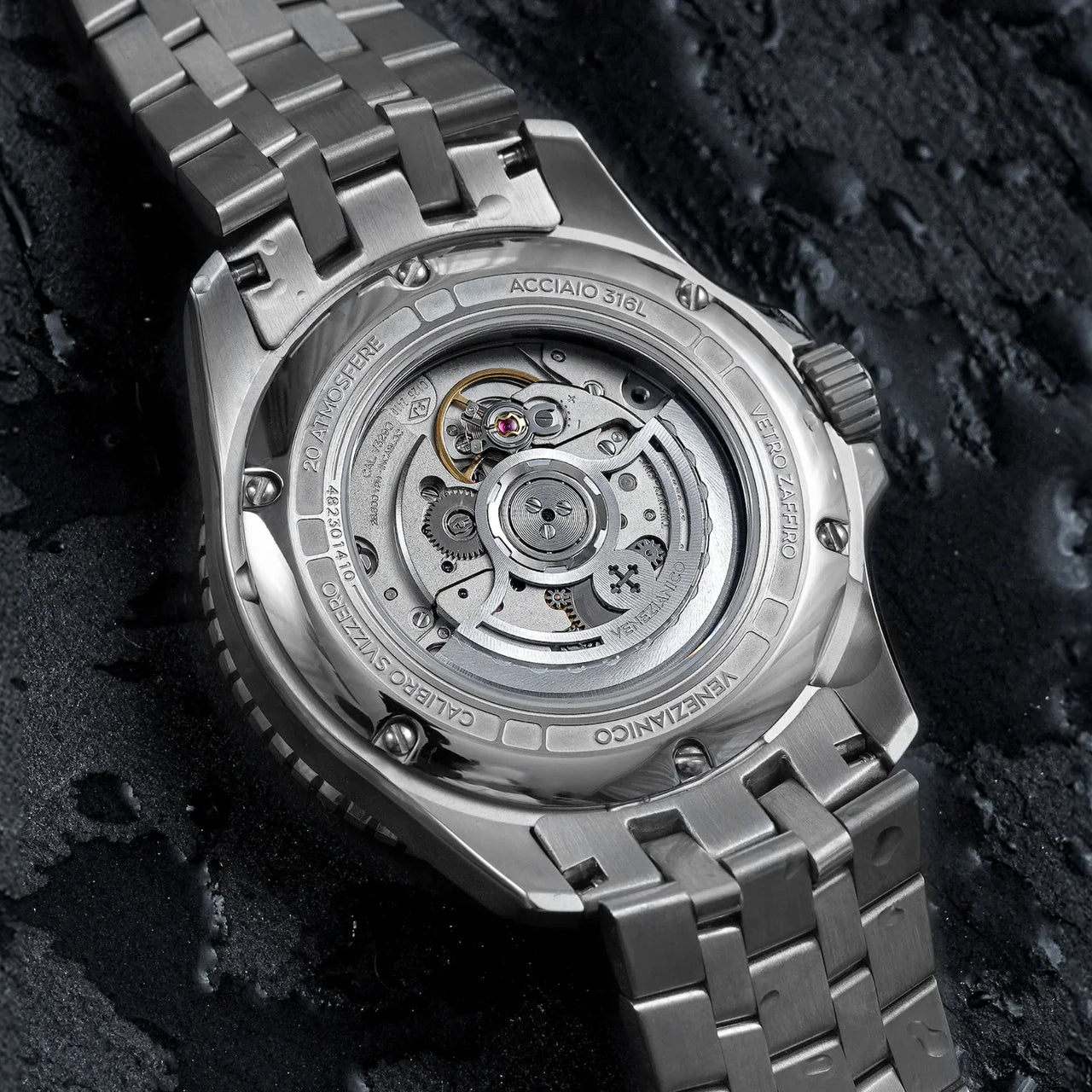 Venezianico Nereide GMT Ceratung Men's Black  Watch