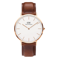 Thumbnail for Daniel Wellington Men's Brown Classic ST Mawes Watch DW00100006