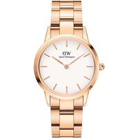 Thumbnail for Daniel Wellington Ladies Rose Gold Iconic Link Watch DW00100211