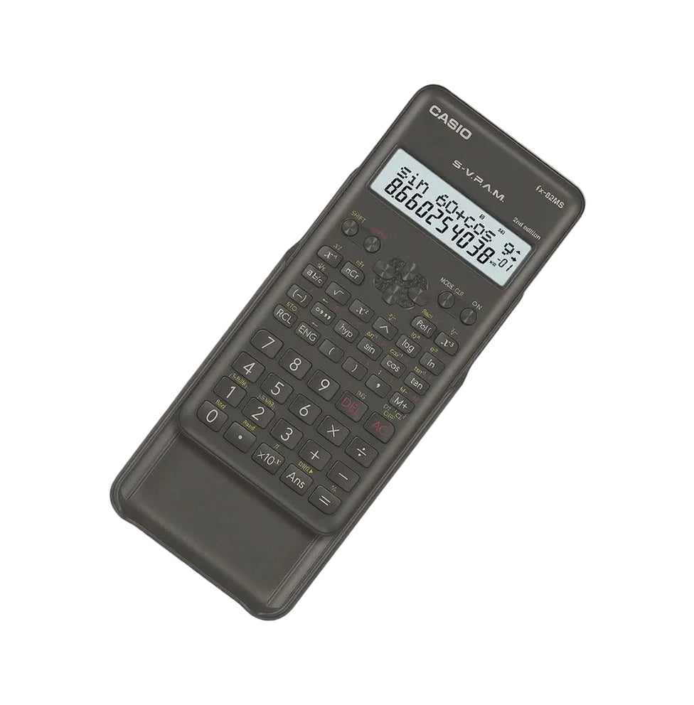 Casio Scientific Calculator FX-82MS-2-W 2nd Edition 2-Line Display