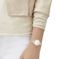 Thumbnail for Swarovski Lovely Crystals Mini Ladies Rose Gold White Watch 5261496