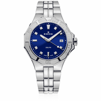 Thumbnail for Edox Delfin The Original Ladies Blue Watch 53020-3M-BUN