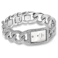 Thumbnail for Swarovski Cocktail Crystal Silver Ladies Watch 5547617