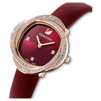 Thumbnail for Swarovski Crystal Flower Ladies Red Watch 5552780