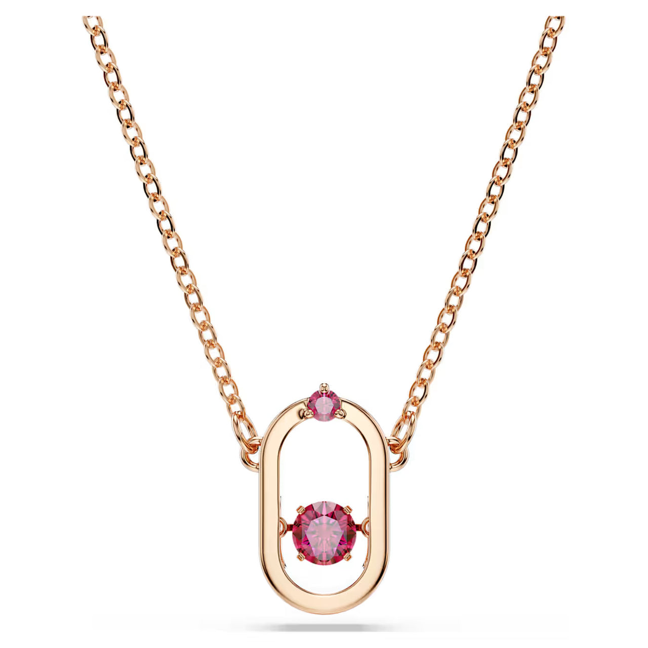 Swarovski Una Red Pendant 18k Rose Gold Plated