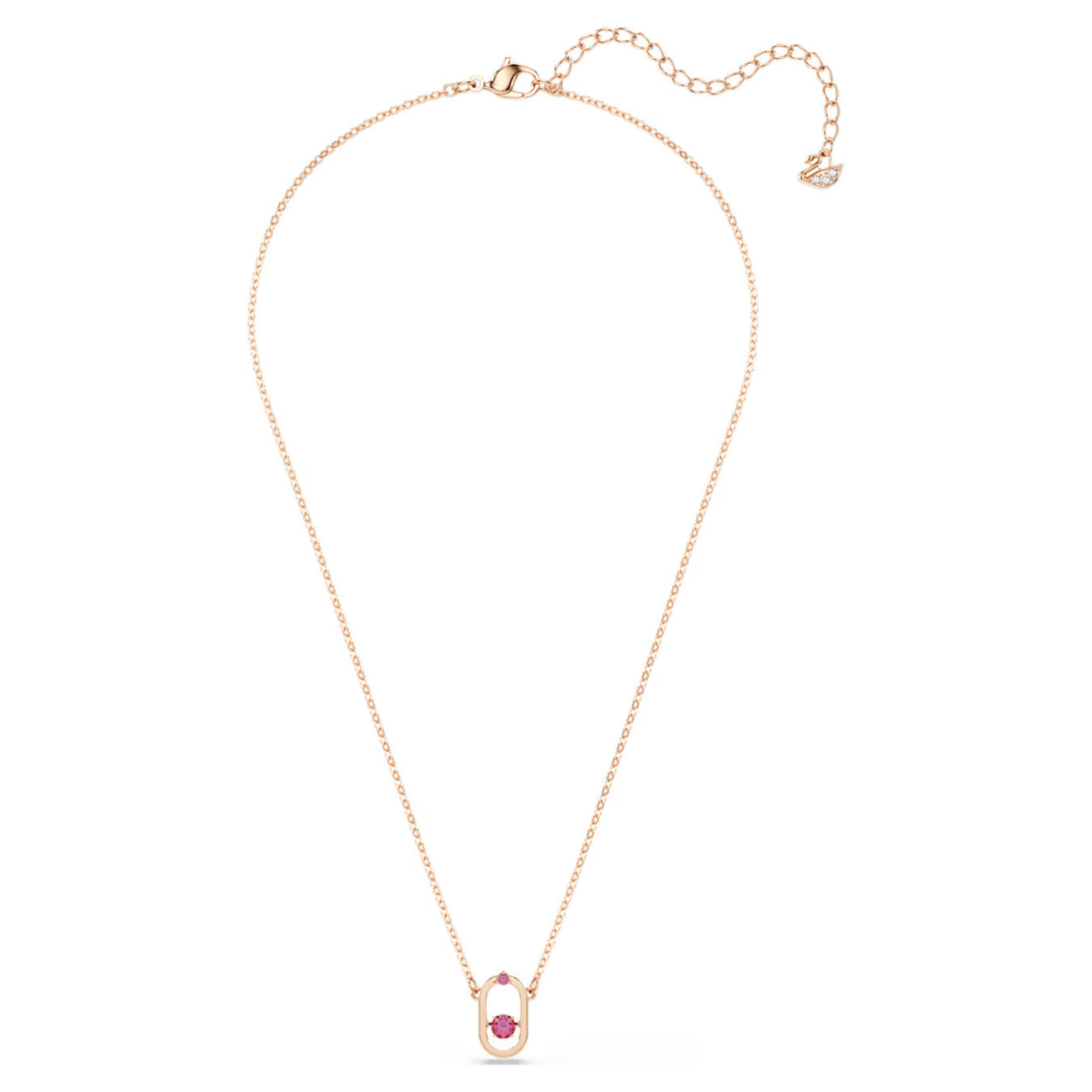 Swarovski Una Red Pendant 18k Rose Gold Plated
