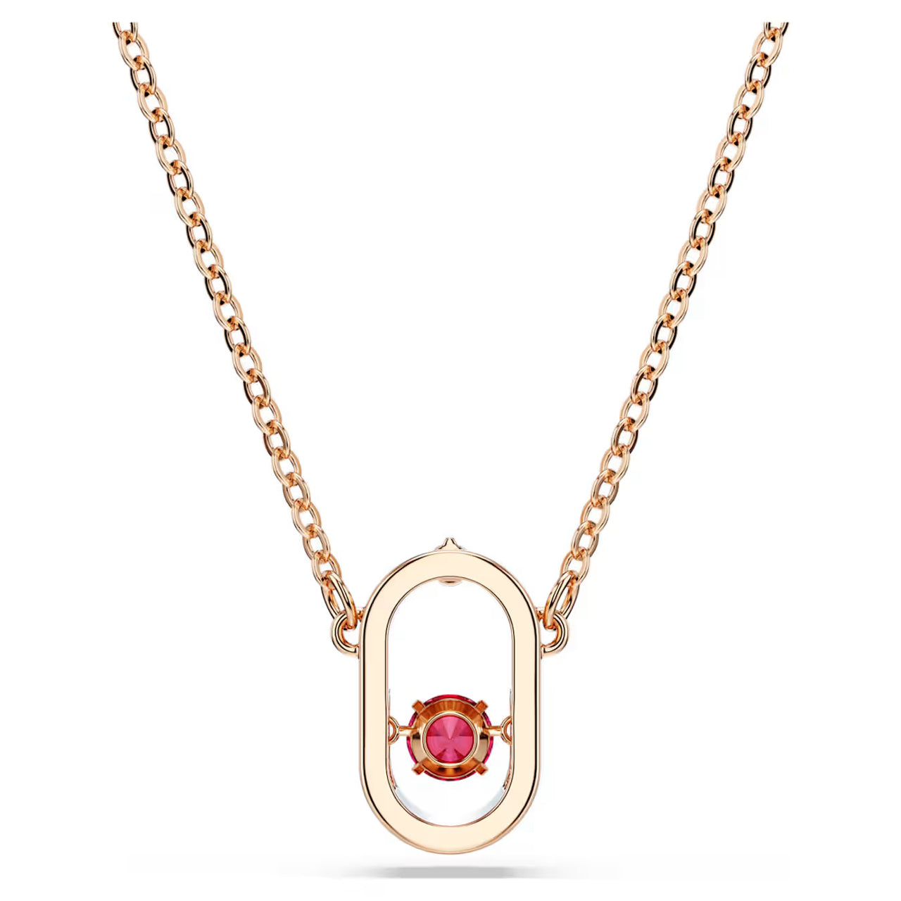 Swarovski Una Red Pendant 18k Rose Gold Plated