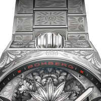 Thumbnail for Bomberg Bolt-68 Neo Tattooed  Cancun Skull Limited Edition Silver Watch