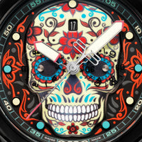 Thumbnail for Bomberg Bolt-68 Heritage Sugar Skull Men's Red Watch