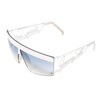 Thumbnail for Jeremy Scott Ladies Rectangular Grey Sunglasses 6JSSIGNATURESHADESWHITE