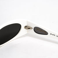 Thumbnail for Jeremy Scott Ladies Oval Grey Sunglasses 6JSSKATERWHITE