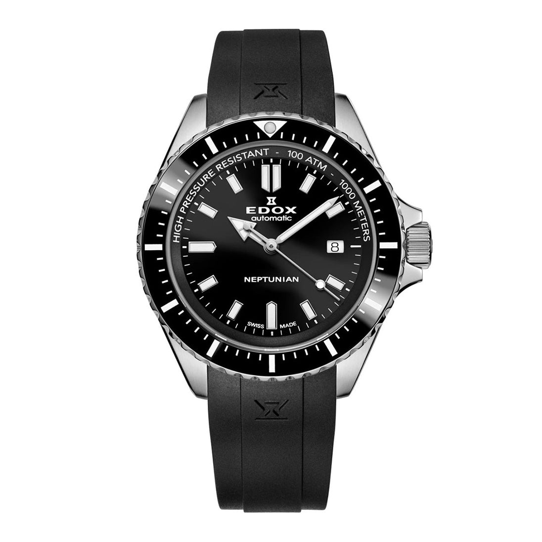 Edox Skydiver Neptunian Men's Black Watch 80120-3CA-NIN