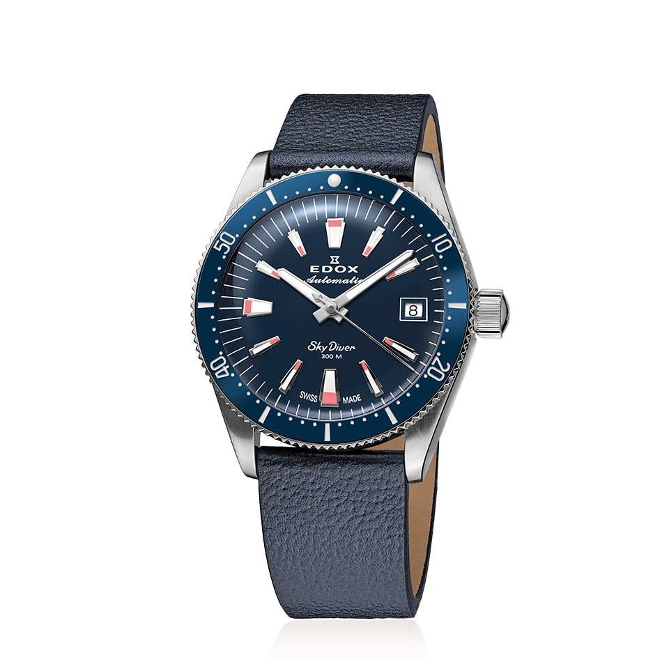 Edox Skydiver Special Edition Watch Blue 80131-3BUC-BUICO