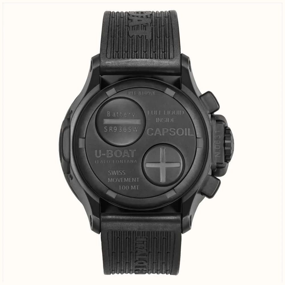 U-Boat Watch Capsoil Chronograph 45 Black 8109/D