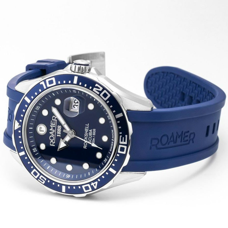 Roamer Rockshell Mark III Scuba Men's Blue Watch 867833 41 55 02