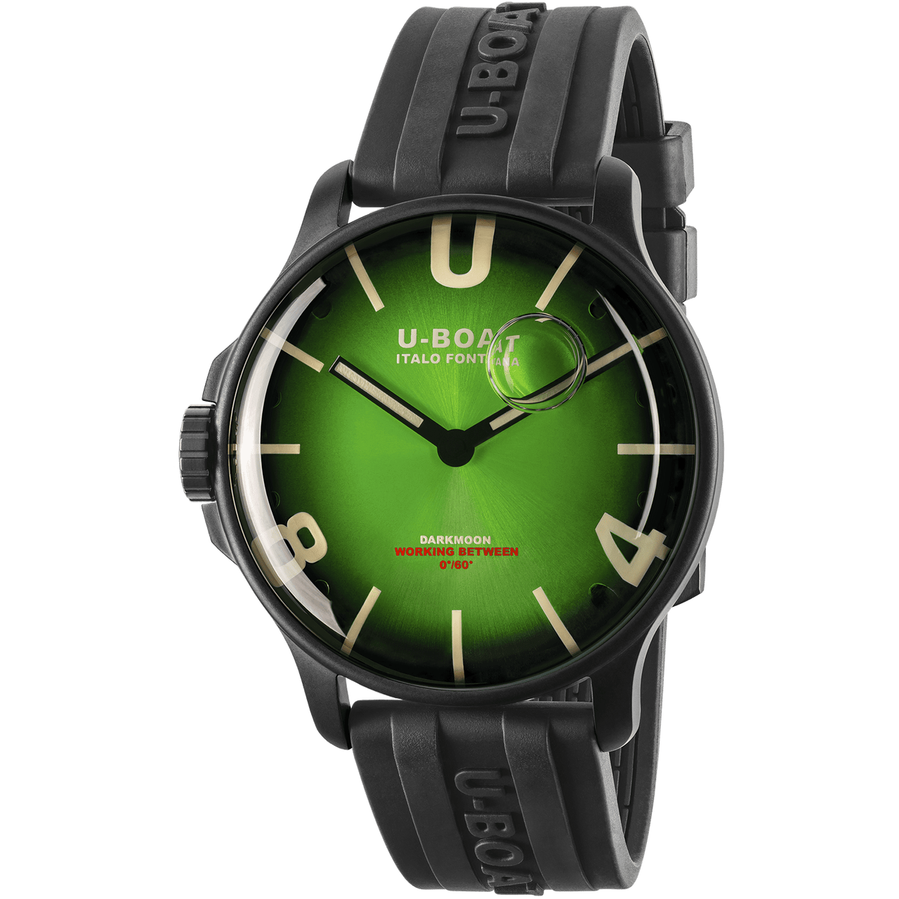 U-Boat Men's Watch Darkmoon Green 8698/D