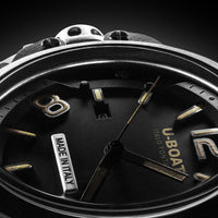 Thumbnail for U-Boat Men's Watch Capsule 45mm Limited Edition Black Brown 8809