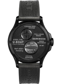 Thumbnail for U-Boat Men's Watch Darkmoon 40 Red Black Soleil Steel 9501