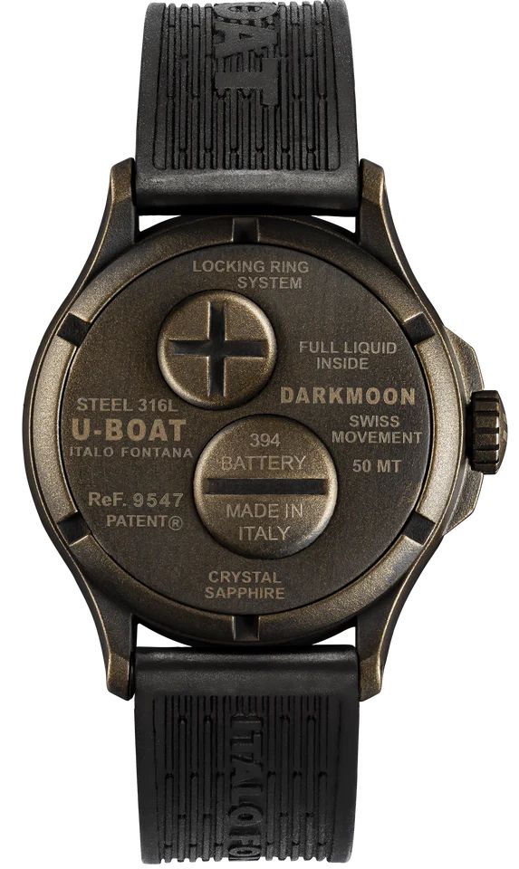 U-Boat Men's Watch Darkmoon 40mm Bronze Black 9547