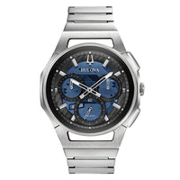 Thumbnail for Bulova CURV Men's Blue Watch 96A205