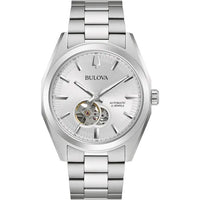 Thumbnail for Bulova Surveyor Auto Men's Silver Watch 96A274