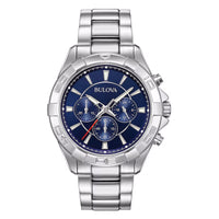 Thumbnail for Bulova Marine Star Men's Blue Watch 96B256