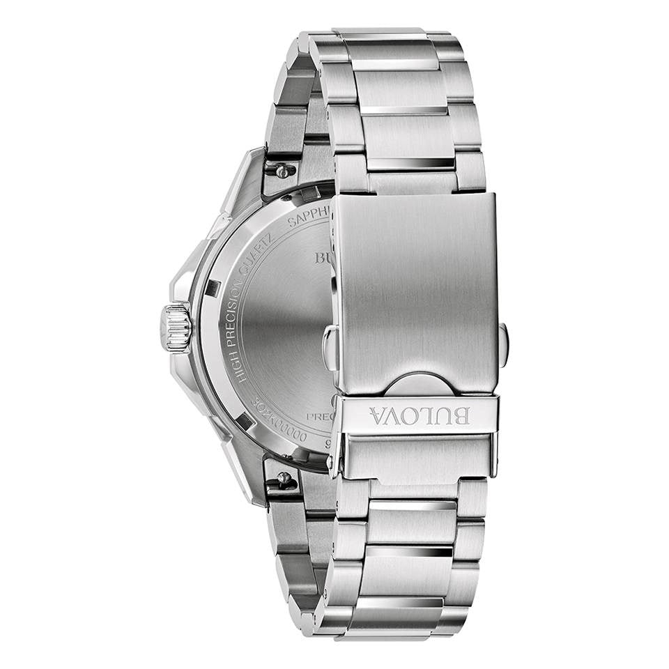 Bulova Men's Precisionist Quartz Watch 43mm Marine Star Blue